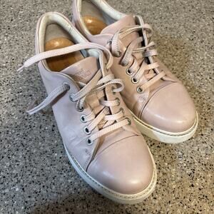 Samuel Hubbard Shoes Womens 5.5 M Oxford Pink Leather Lace Up Round Toe‎